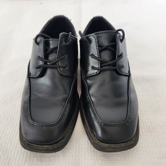 Sonoma Alexander Black Lace Up Dress Shoes Memory Foam Boys Size 12 M - Picture 4 of 12